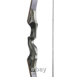 60 Takedown Recurve Bow Set 50lbs Archery Arrows American Hunting Black Hunter