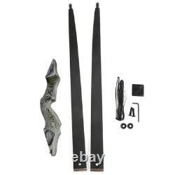 60 Takedown Recurve Bow Set 50lbs Archery Arrows American Hunting Black Hunter