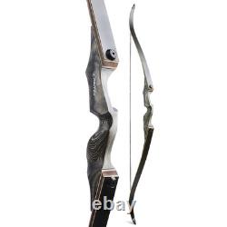 60 Takedown Recurve Bow Set 50lbs Archery Arrows American Hunting Black Hunter