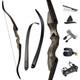 60 Takedown Recurve Bow Set Traditional Wooden Bow With Laminated Limbs Righ