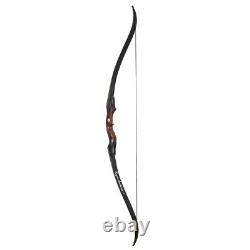 60 Takedown Recurve Bow Wooden Riser American Hunting For Left & Right Hand