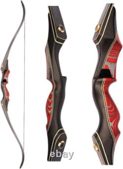 60 Takedown Traditional Recurve Bow Hunting for Beginners to Expert 45lbs