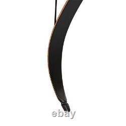 60 Wooden Riser Takedown Recurve Bow Right Hand Archery Hunting 30-50lb Target