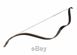 60LB Tranditional Handmade Recurve Bow Two Layer Limbs Archery Hunting Bows