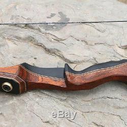 60lb 58 Hunting Recurve Bow Right Hand Archery Takedown Laminated Limbs Longbow