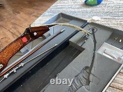 60s 70s  HOYT Pro Medalist Carbon Plus Bow with stabilizer case great Condition