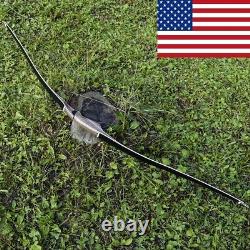 62'' American Hunting Bow Longbow Kit 30-55lbs AF Archery Right Hand One Piece