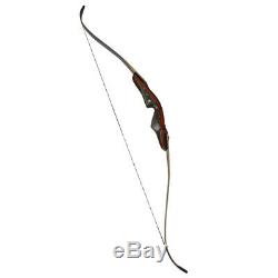 62 Archery American Hunting Bow Takedown Recurve Bow Wooden 20-50lbs