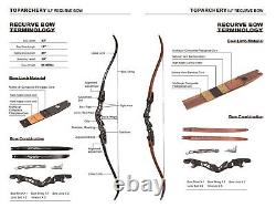 62 Archery ILF Recurve Bow & Arrows Aluminum Alloy Riser Competition Athletic