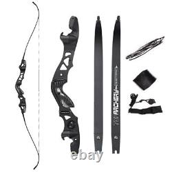 62 Archery ILF Recurve Bows Competition Athletic Bow Alloy Riser Hunting Arrows