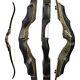 62'' Archery Recurve Bow 20-60lbs Wooden Takedown Hunting Bow Target Shooting