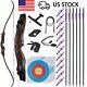 62'' Archery Recurve Bow 40-50lbs Wooden Takedown Hunting Bow Target Shooting