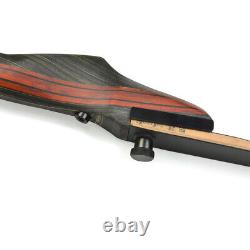 62 Archery Takedown Recurve Bow Arrow Rest 30-50lbs Wooden American Hunting
