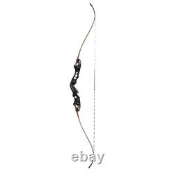 62 Hunting ILF Takedown Recurve Bow 25-60lbs &Bow Riser Bag Archery Competition