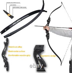 62 ILF Archery Recurve Bow 19 Riser Takedown 25-60lbs Archery Hunting