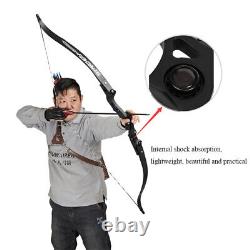 62 ILF Archery Recurve Bow 19 Riser Takedown 25-60lbs Archery Hunting