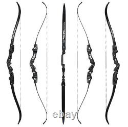 62 ILF Archery Recurve Bow 19 Riser Takedown 25-60lbs Archery Hunting