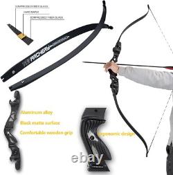 62 ILF Recurve Bow Right Hand Archery Arrows 25-60# Takedown Bow Hunting Target