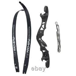 62 ILF Recurve Bow Right Hand Archery Arrows 25-60# Takedown Bow Hunting Target
