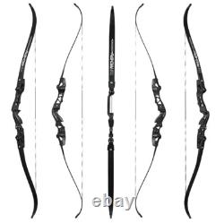 62 ILF Recurve Bow Right Hand Archery Arrows 25-60# Takedown Bow Hunting Target