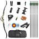 62 Ilf Recurve Bow Set 30-60lbs Archery 19 Riser Takedown Hunting Target Usa