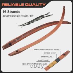 62 ILF Recurve Bow Takedown Bow 25-60lbs Archery Competition Hunting Shoot RH