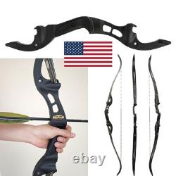 62 Recurve American Hunting Bow 25-60lbs Gordon Limbs F-Interface Takedown RH