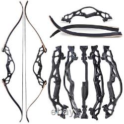 62 Recurve Bow 30-60lbs Takedown Aluminum Riser Archery American Hunting Shoot