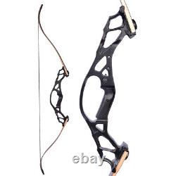 62 Recurve Bow 30-60lbs Takedown Aluminum Riser Archery American Hunting Shoot