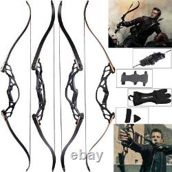 62 Recurve Bow Archery Takedown Aluminum Riser 30-60lbs American Hunting Shoot