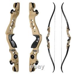 62 Takedown ILF Recurve Bow 25-60lbs Bow Limbs Set Archery Hunting Competition