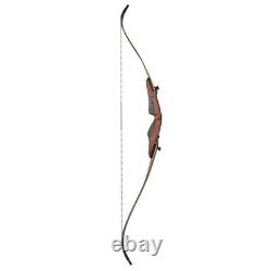 62 Takedown Recurve Bow 30-50lbs American Hunting Archery Wooden Bow Target