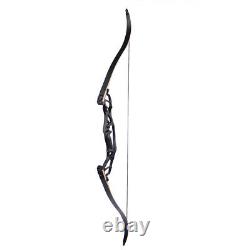 62 Takedown Recurve Bow 30-60lbs Archery Aluminum Riser Bow Hunting Target