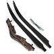 62 Takedown Recurve Bow 30-60lbs Limb Wooden Riser Archery American Bow Hunting