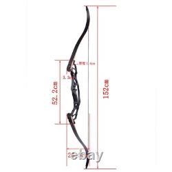 62 Takedown Recurve Bow 40lbs Set Archery American Bow Hunting Fishing Aluminum