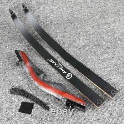 62 Takedown Recurve Bow 50lbs 12X Carbon Arrows Archery Hunting Target Shooting
