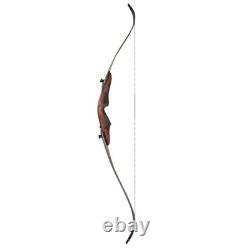 62 Takedown Recurve Bow 50lbs 12X Carbon Arrows Archery Hunting Target Shooting