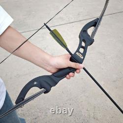 62 Takedown Recurve Bow American Hunting 25-60lbs Limbs F Interface Archery Bow