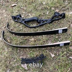 62 Takedown Recurve Bow Arrow Set 60lbs Archery Aluminum Bow Hunting Target US