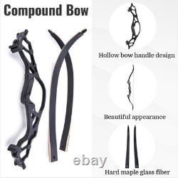 62 Takedown Recurve Bow Arrow Set 60lbs Archery Aluminum Bow Hunting Target US