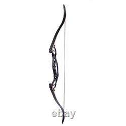 62 Takedown Recurve Bow Arrow Set 60lbs Archery Aluminum Bow Hunting Target US
