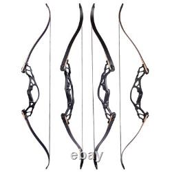 62 Takedown Recurve Bow Arrow Set 60lbs Archery Aluminum Bow Hunting Target US