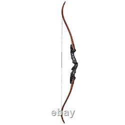 62ILF Takedown Recurve Bow 25-60lbs Archery Competition Athletic Bow Hunting RH