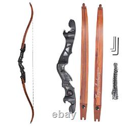 62ILF Takedown Recurve Bow 25-60lbs Archery Competition Athletic Bow Hunting RH