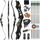 62takedown Recurve Bow Ilf 25-60lbs Cnc Set Archery Bow Hunting Shooting Target