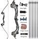 64 Archery Takedown Recurve Bow 30-55lbs Right Hand Bow Hunting Competition