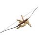 64 Takedown Longbow Traditional Recurve Bow Hunting Bow For Adult 25-45lbs