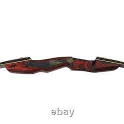 64 Takedown Longbow Traditional Recurve Bow Hunting Bow for Adult 25-45lbs