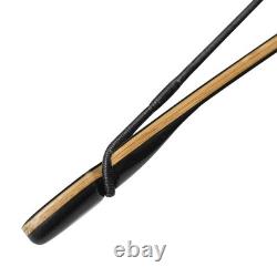 64 Takedown Longbow Traditional Recurve Bow Hunting Bow for Adult 25-45lbs
