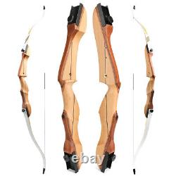 66''68''70'' Recurve Bow Set 14-40lbs Archery Takedown Bow Practice Hunt Shoot